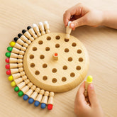 Fizix Wooden Color Memory Chess Game