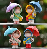 Fizix 4 Pcs Miniature Showpiece Set for Home