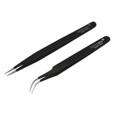 Fizix Non-Magnetic ESD Safe Anti-static Tweezers - Set of 2