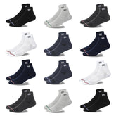 Fizix 12 Pairs Sports Ankle Cotton Socks