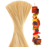 Fizix Barbeque Skewers Sticks - Pack of 120 Sticks, 8 inch, 3mm
