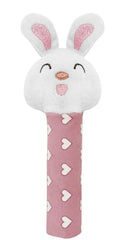 Fizix Bunny Face Rattle Soft Toy