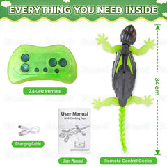 FIZIX Wall Climbing Lizard Toy with Remote Control