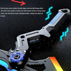 FIZIX Dual Axe Blade, 2 in 1 Axe and Blade Hybrid Toy