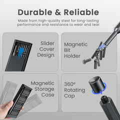 FIZIX Bit Box 24 in 1 Screwdriver Kit