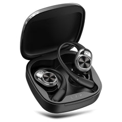 truke Newly Launched Buds Infinity Open Ear Wireless Earbuds with 70Hours of Playtime, 16mm Titanium Speaker, Quad Mic PureVoice™ ENC for Clear Calls, Dual Pairing, Fast Charging OWS