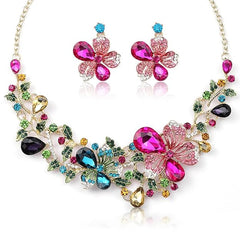 Fizix Fashion Necklace Crystal Jewellery Set (FXAJ405)