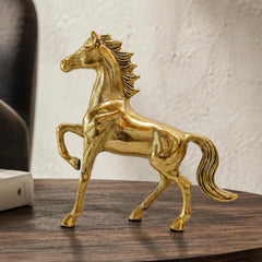 Fizix Aluminium Horse Decorative Figurine Showpiece