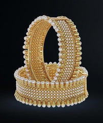 Fizix Traditional Gold Plated Bangles (FXAJ410)