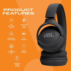 JBL 520BT Bluetooth Headphpnes