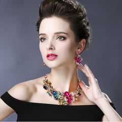 Fizix Fashion Necklace Crystal Jewellery Set (FXAJ405)