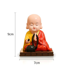 Fizix Solar Buddha Moving Head & Hand for Car Dashboard