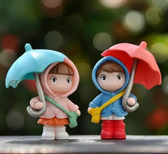 Fizix 4 Pcs Miniature Showpiece Set for Home