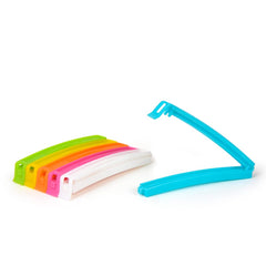 Fizix 3 Different Size Plastic Food Snack Bag Pouch Clip Sealer - 18 Pcs