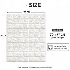 Fizix 3D Wall Panel Wallpaper Self Adhesive