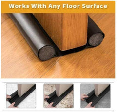 Fizix PVC Door Guard Gap Filler for Door Bottom - 39 Inches Pack of 5