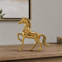 Fizix Aluminium Horse Decorative Figurine Showpiece