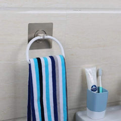 Fizix Magic Sticker Series Self Adhesive Plastic Towel Ring