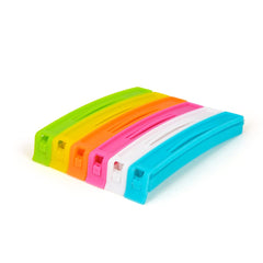 Fizix 3 Different Size Plastic Food Snack Bag Pouch Clip Sealer - 18 Pcs