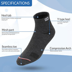 Fizix 12 Pairs Sports Ankle Cotton Socks