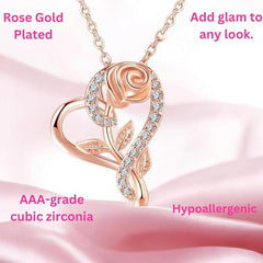 Fizix CZ Chain Heart Shaped Pendent Set (FXAJ414)