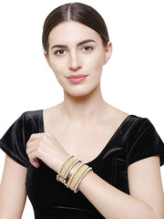Fizix Traditional Gold Plated Bangles (FXAJ410)