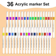 Fizix Paint Markers Set of 36 Vibrant Colors