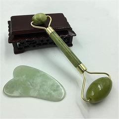 Fizix Facial Massager Jade Roller with Natural Himalayan Stone