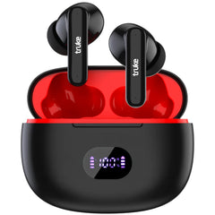 Truke Air Buds+ True Wireless Earbuds with Quad-Mic Noise Cancellation HD Calls | 48hrs of Playtime | Bluetooth 5.1 | IPX4