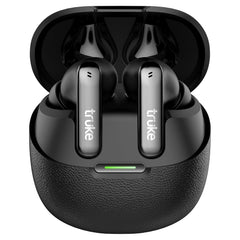 truke New Launch Mega 7 True Wireless in-Ear Earbuds w/ 24-Bit 360 Spatial Audio, 60H Playtime & Fast Charging Buds, Dual Pairing, 40ms Low Latency TWS, 4-Mic ENC, Made in India